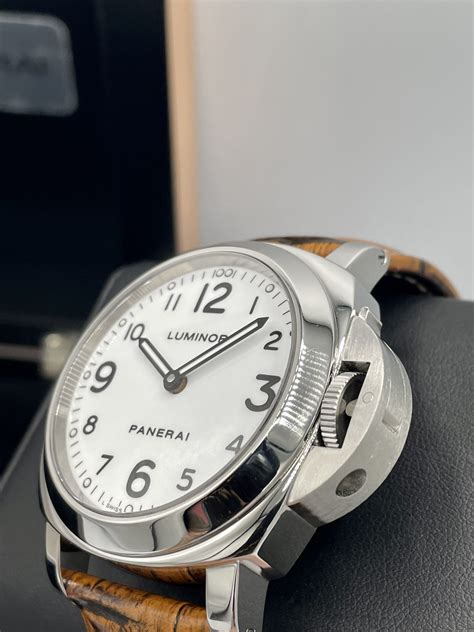 panerai white dial 44mm